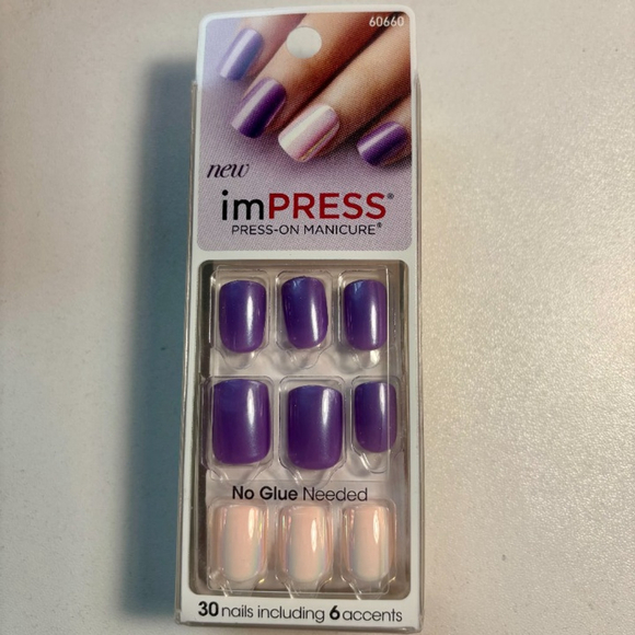 NEW Kiss ImPRESS Press On Nails, Bundle of 3 (Short Length) - Picture 5 of 6